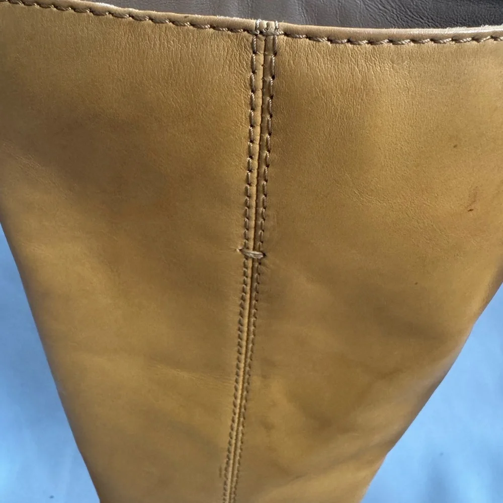 NWT Frye Camryn Tall Pull-On Boots – Banana Leather – Size 8M - Picture 15 of 15